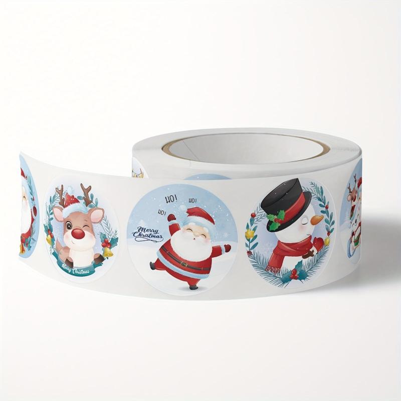 500pcs Cartoon Merry Christmas Santa Sticker Xmas Envelop Seals