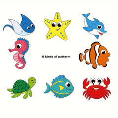 500 Ocean Animal Reward Stickers for Gift Packaging