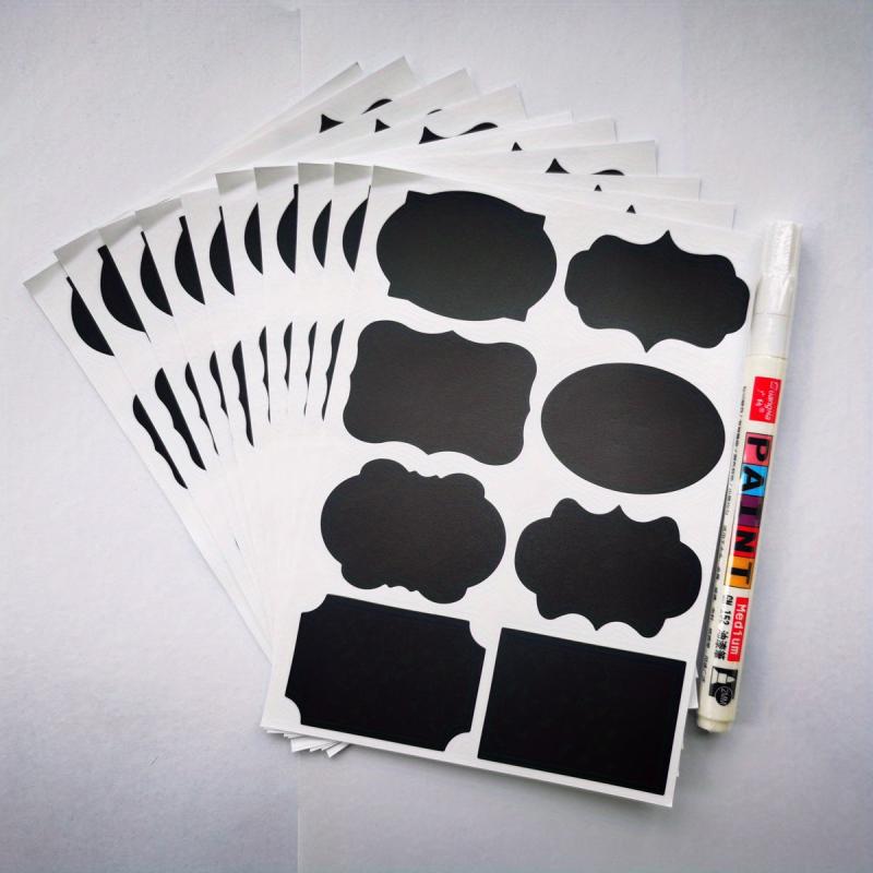 Waterproof Chalkboard Labels Spice Marker Pen Stickers for Organization