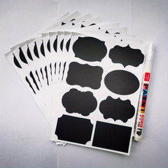 Waterproof Chalkboard Labels Spice Marker Pen Stickers for Organization