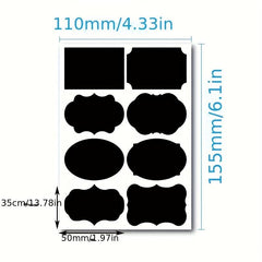 Waterproof Chalkboard Labels Spice Marker Pen Stickers for Organization