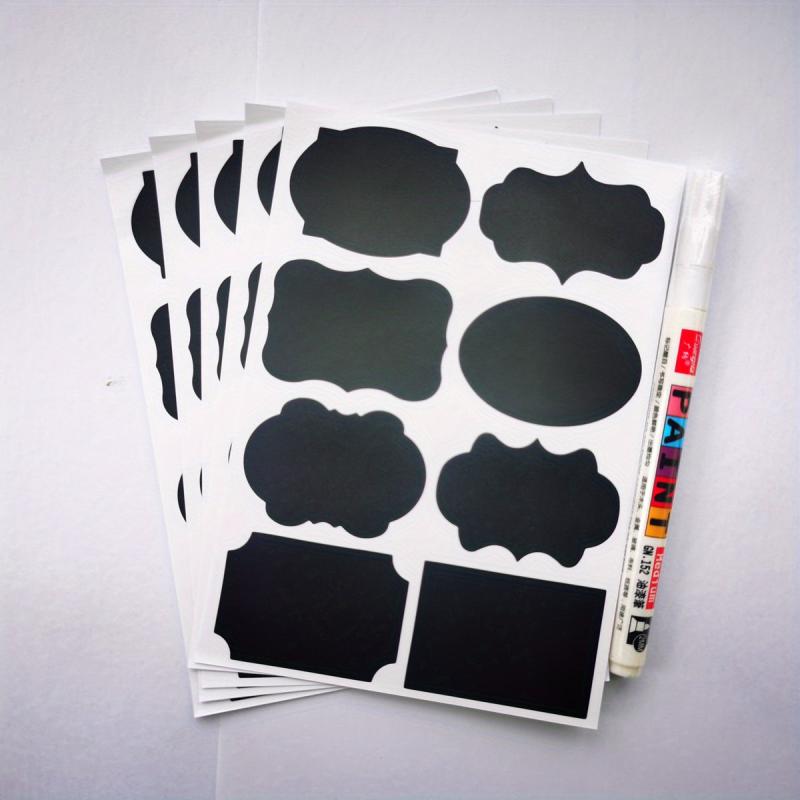 Waterproof Chalkboard Labels Spice Marker Pen Stickers for Organization