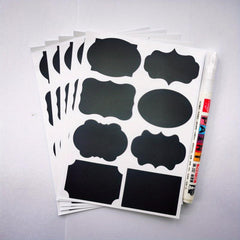 Waterproof Chalkboard Labels Spice Marker Pen Stickers for Organization