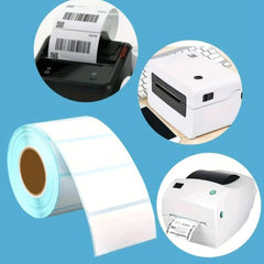 Waterproof Thermal Self-Adhesive Labels 50mm x 30mm, 800 Sheets