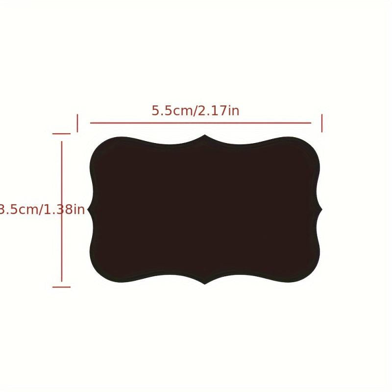 120pcs Roll Removable Blackboard Sticker Self-adhesive Label Water-resistant