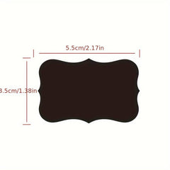 120pcs Roll Removable Blackboard Sticker Self-adhesive Label Water-resistant
