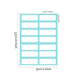 168pcs 13x38mm Self Adhesive Labels for DIY Notebook & Bar Name Stickers