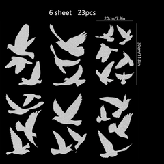 Bird Stickers Window Protection 23 Pieces