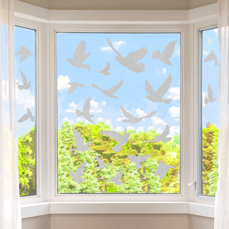 Bird Stickers Window Protection 23 Pieces