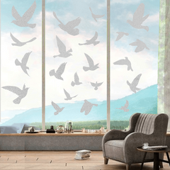 Bird Stickers Window Protection 23 Pieces