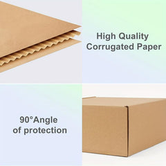 20pcs Corrugated Cardboard Mail Box for Packaging Craft Gift