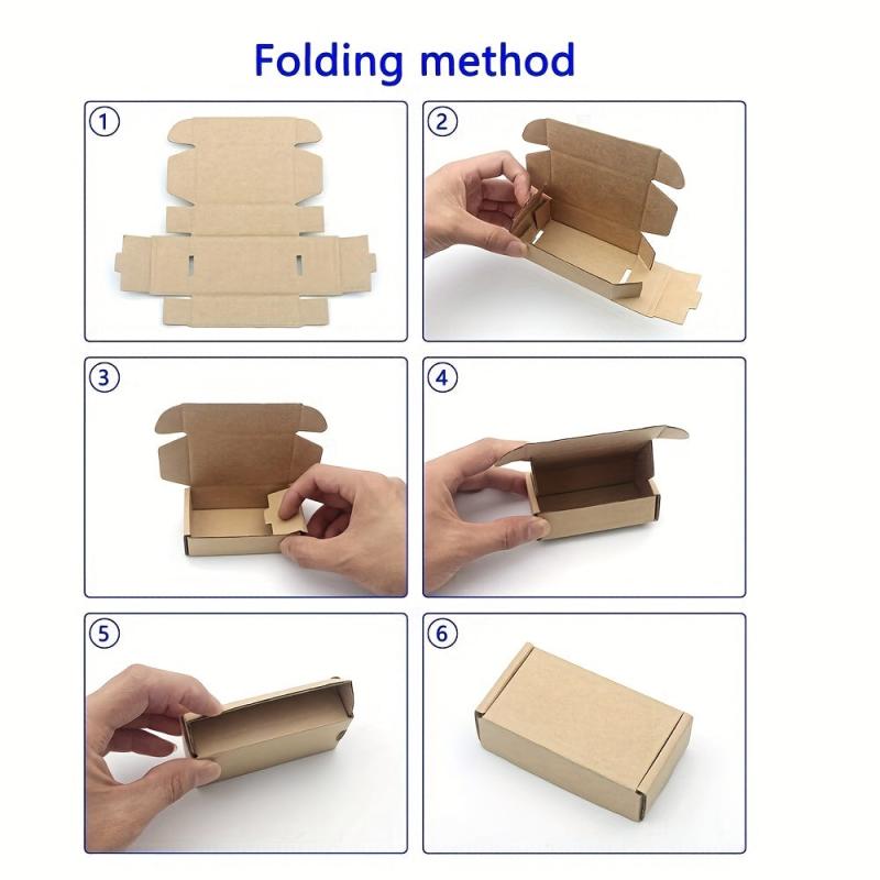 20pcs Corrugated Cardboard Mail Box for Packaging Craft Gift