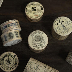 Washi Alphabet Map Tape for DIY Crafts Gift Wrapping