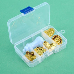 Fire Wax Stamp Set with 5 Wax Seal Heads and 1 Handle