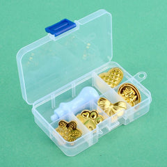 Fire Wax Stamp Set with 5 Wax Seal Heads and 1 Handle