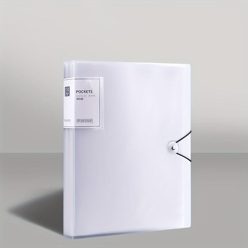 A4 File Bag Student Test Paper Storage Book 60 Pages