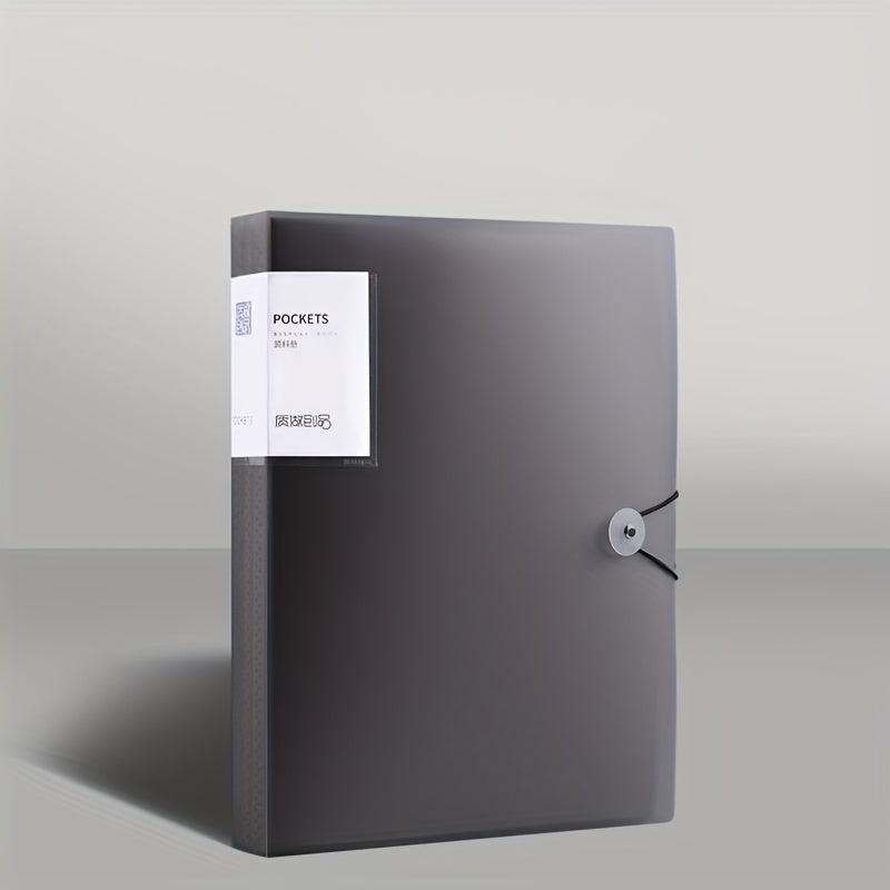 A4 File Bag Student Test Paper Storage Book 60 Pages