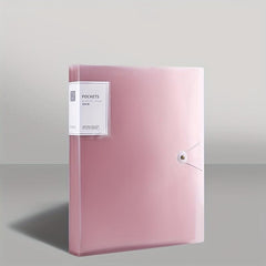 A4 File Bag Student Test Paper Storage Book 60 Pages