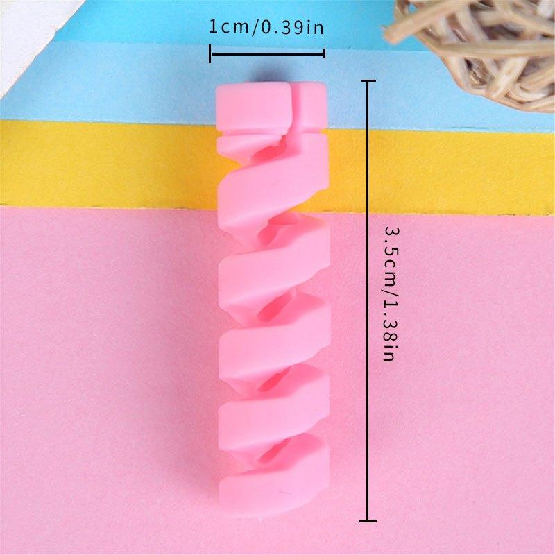 10pcs Spiral Cable Protector Organizer Set for Earphone Wire Data Line