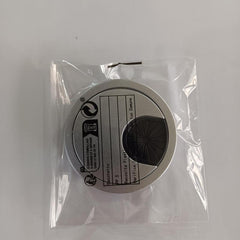 Silver Computer Desk Cable Management Box with Opening and Hole Cover