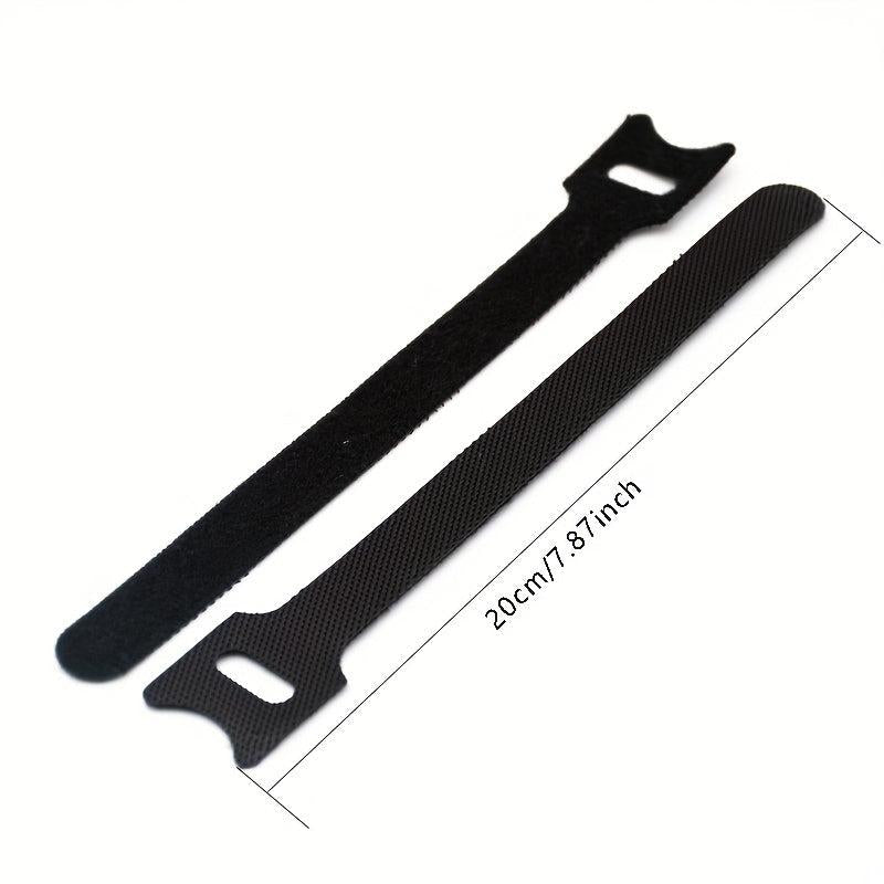 50pcs Adjustable Cable Ties with Hook and Loop - Cord Organizer Straps