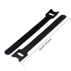 50pcs Adjustable Cable Ties with Hook and Loop - Cord Organizer Straps