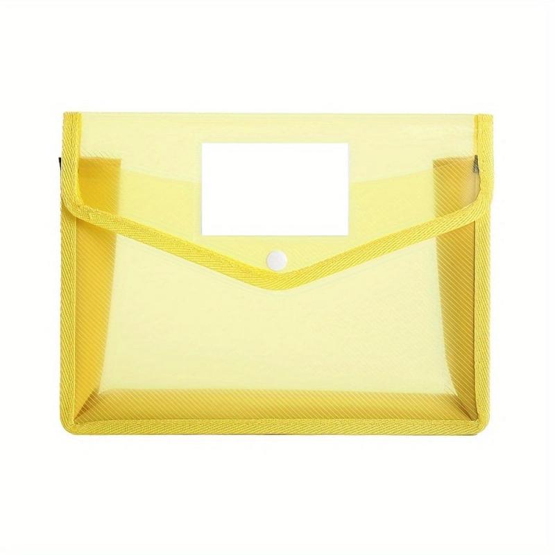 Colorful Expanding File Folder with Snap Closure