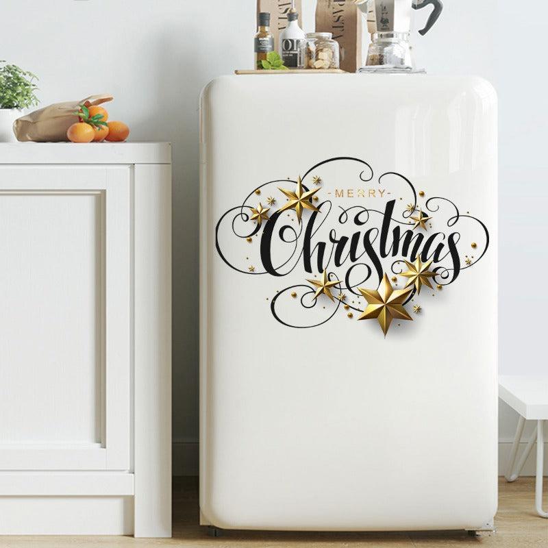 Merry Christmas Decal PVC Wall Sticker Removable Home Decor