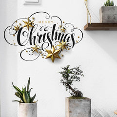 Merry Christmas Decal PVC Wall Sticker Removable Home Decor