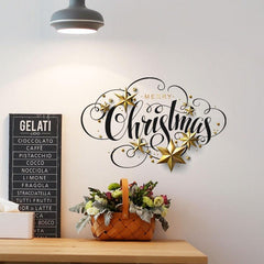 Merry Christmas Decal PVC Wall Sticker Removable Home Decor