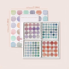 Colorful Polka Dot Washi Stickers for Bullet Journaling