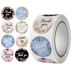500 Pcs Thank You Envelope Seal Adhesive Stickers Labels