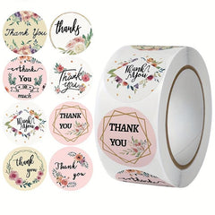 500 Pcs Thank You Envelope Seal Adhesive Stickers Labels