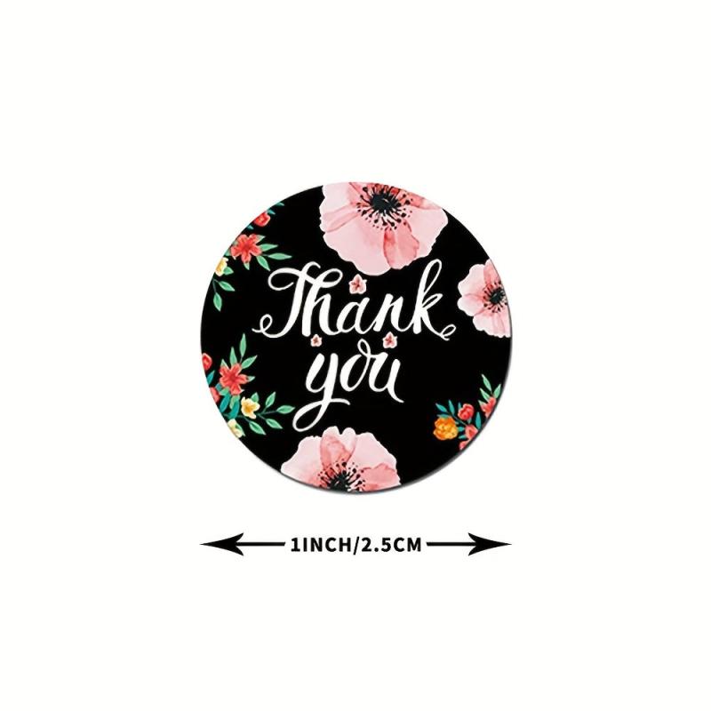 500 Pcs Thank You Envelope Seal Adhesive Stickers Labels
