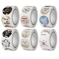 500 Pcs Thank You Envelope Seal Adhesive Stickers Labels