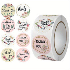 500 Pcs Thank You Envelope Seal Adhesive Stickers Labels