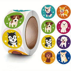 500pcs Dog Reward Stickers Motivational Cartoon Incentive Teacher Gift