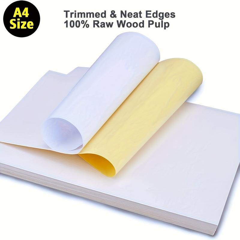 50 Sheets A4 Glossy Sticker & Label Paper for Printers Bright Quick Drying