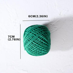 Colorful Cotton String Balls for Christmas Gift Wrapping