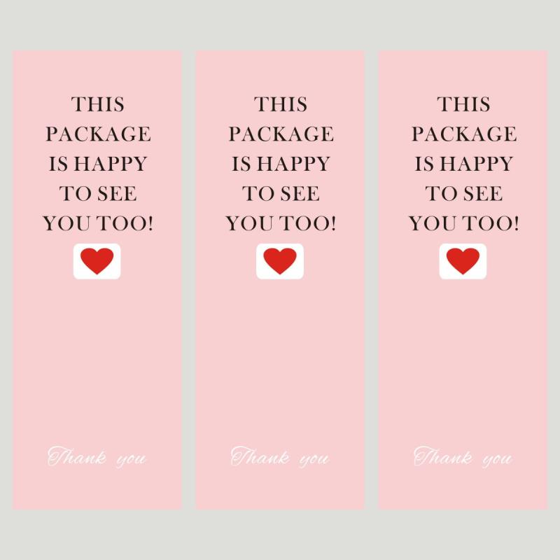 32pcs Modern Heart & Slogan Gift Wrapping Sticker For Home Party
