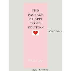 32pcs Modern Heart & Slogan Gift Wrapping Sticker For Home Party