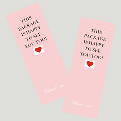 32pcs Modern Heart & Slogan Gift Wrapping Sticker For Home Party