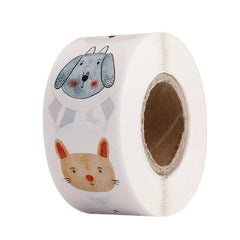 500pcs Cartoon Animal Reward Stickers for Kids & Teachers