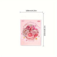 30pcs Flower Dream Series Vintage Notebook DIY Sticker Pack