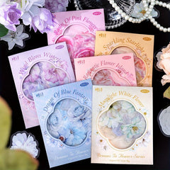 30pcs Flower Dream Series Vintage Notebook DIY Sticker Pack