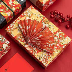 Colorful Antique Pattern Gift Wrapping Paper DIY Craft Supplies