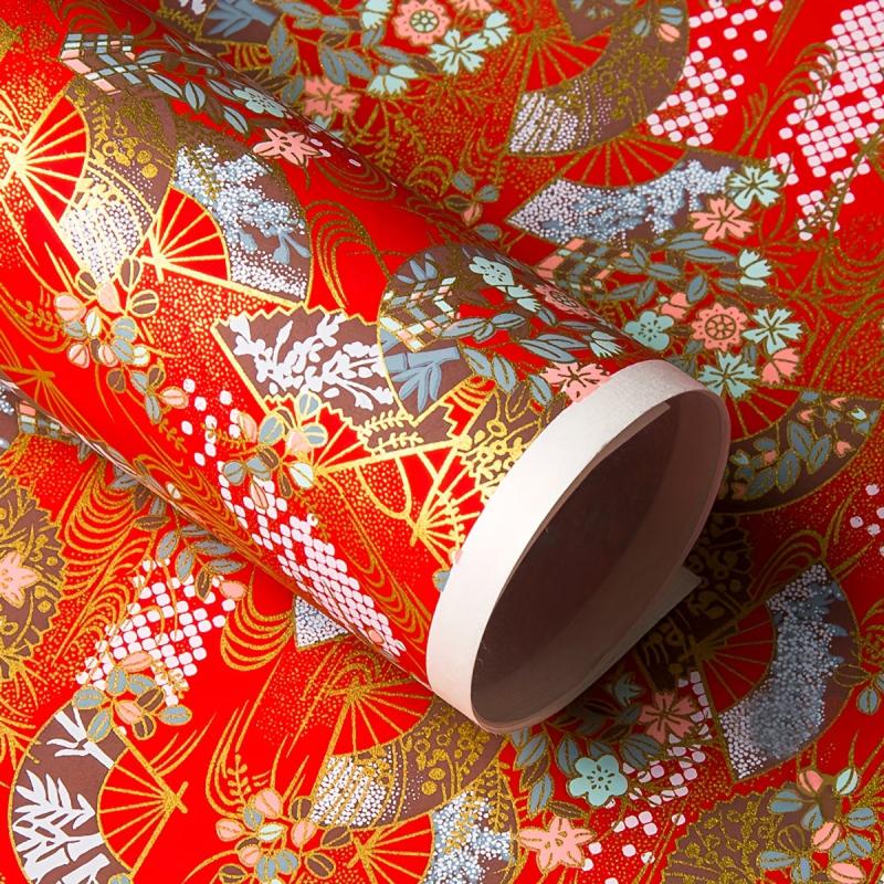 Colorful Antique Pattern Gift Wrapping Paper DIY Craft Supplies