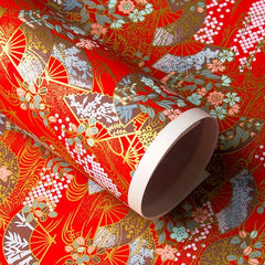 Colorful Antique Pattern Gift Wrapping Paper DIY Craft Supplies