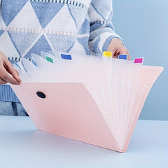 12 Grids File Organizer Bag for Office Learning Storage