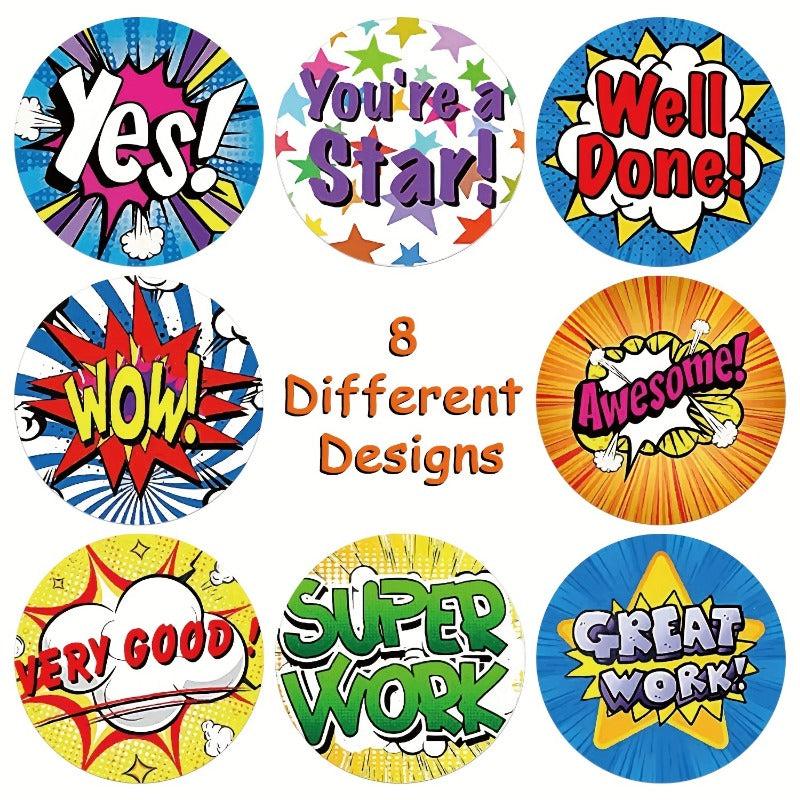 500 Motivational Stickers for Teachers